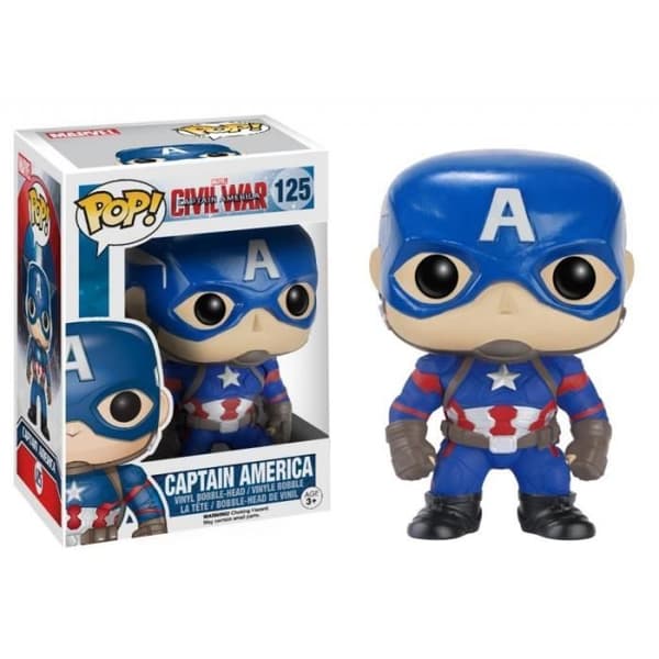Funko Pop! Marvel Civil War: Captain America