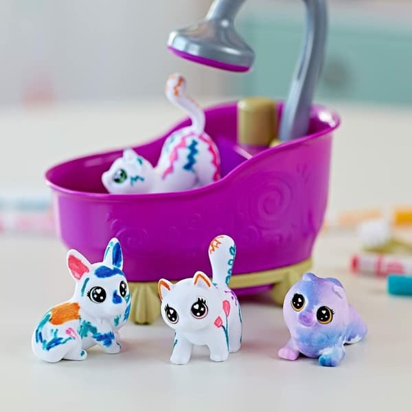 Playset Washimals Pets Crayola 74-7453 Kylpyamme 6 Kappaletta