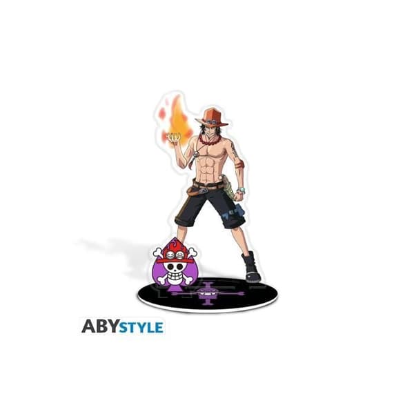 Figurin - ABYstyle - One Piece - Portgas D. Ace - Akryl - Vuxen - Blandat