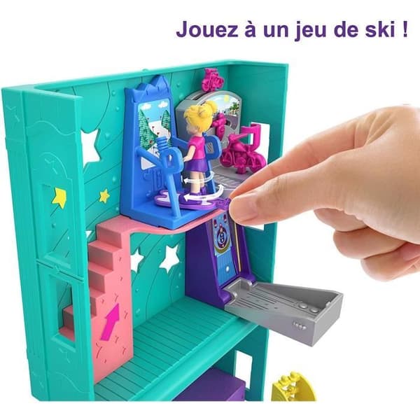 Minifigur - POLLY POCKET - Spelrummet - Transformerbar - Tillbehör ingår