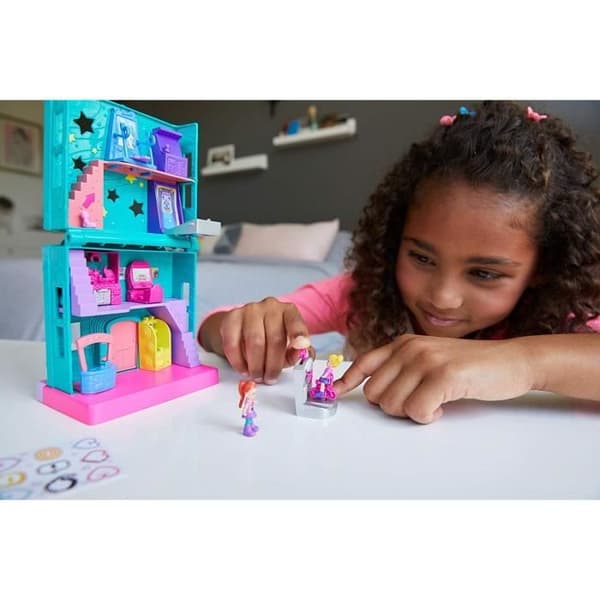 Minifigur - POLLY POCKET - Spelrummet - Transformerbar - Tillbehör ingår
