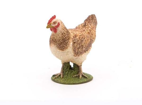 Röd Hönsfigur - PAPO - LIVET PÅ GÅRDEN - För barn - Inomhus