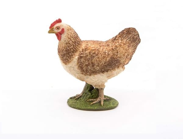Röd Hönsfigur - PAPO - LIVET PÅ GÅRDEN - För barn - Inomhus