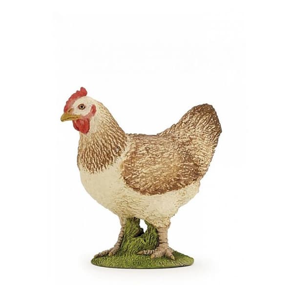 Röd Hönsfigur - PAPO - LIVET PÅ GÅRDEN - För barn - Inomhus