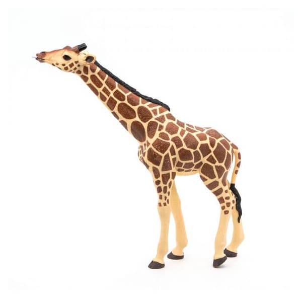 Papo - Girafffigur med upphöjt huvud