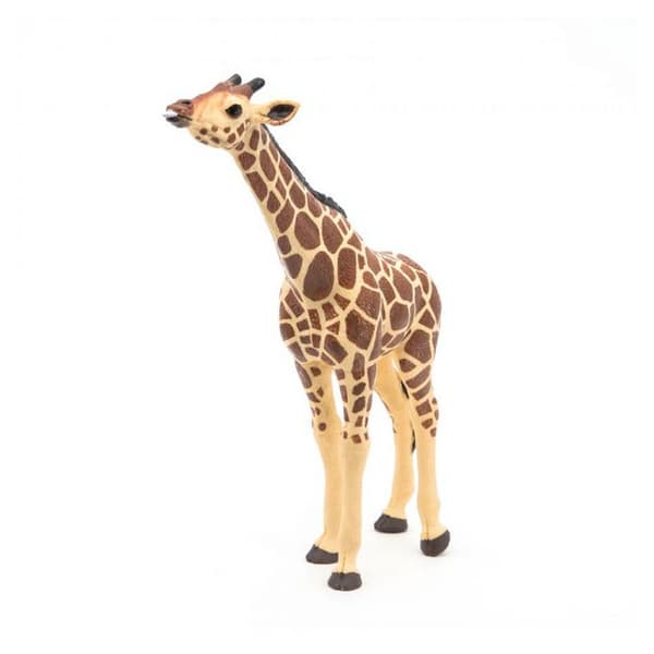 Papo - Girafffigur med upphöjt huvud