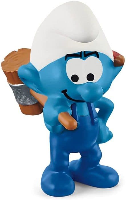Figurin - SCHLEICH - Byggnadssmurf - Blandad - 3 år gammal - SMURFAR™