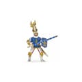 Miniatyrbild 1 av 5: Blue Knight Fleur de Lys Figurine - PAPO - DEN MEDELTIDA VÄRLDEN - Lans, sköld och svärd - För barn