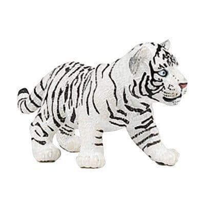 Leksak - PAPO - White Tiger - För pojkar från 3 år och uppåt - 7 cm