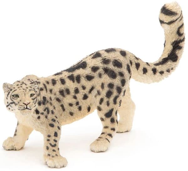 Snöleopardfigur - PAPO - LA VIE SAUVAGE - Barn - Inomhus - Grå