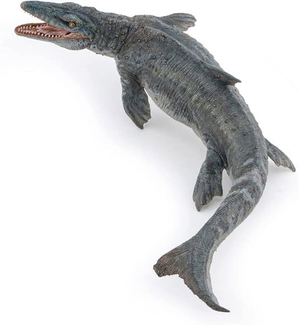 Figurin-Dinosaurie - PAPO - Mosasaurie - Ledkäke - Handmålad