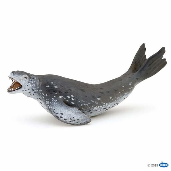 Sea Leopard Figurine - PAPO - För barn från 3 år - Flerfärgad leksak