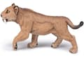 Miniatyrbild 6 av 6: Förhistorisk statyett - PAPO - Ung Smilodon - Beige, vit och brun - för barn