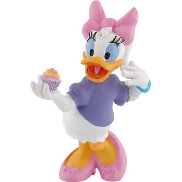 Musse Husfigur - BULLYLAND - Tusensköna med tårta - 6cm