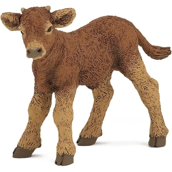 Limousin kalvfigur - PAPO - LIVET PÅ GÅRDEN - Brun - För barn från 3 år