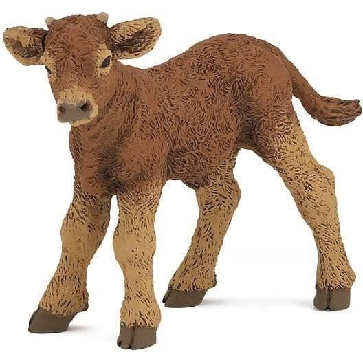 Limousin kalvfigur - PAPO - LIVET PÅ GÅRDEN - Brun - För barn från 3 år