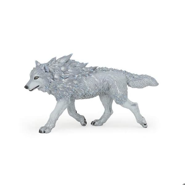 Figur - PAPO - Ice Wolf - Grå - Blandat - Barn - Interiör - Enfärgad