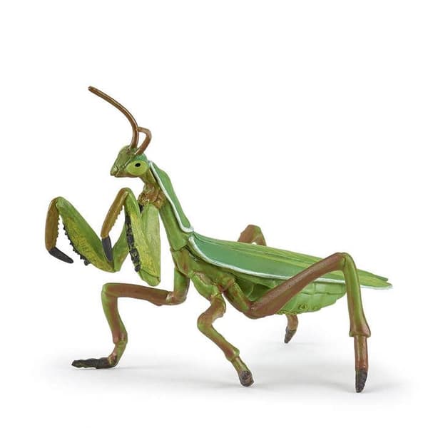Figurin - PAPO - Bönsyrsa - Grön - Barn - 10cm x 8cm x 8cm