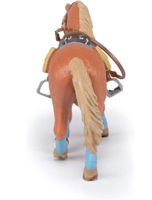 Ung ryttarhästfigur - PAPO - HÄSTAR, FÖL OCH PONNYER - Brun - Blandad - 3 år