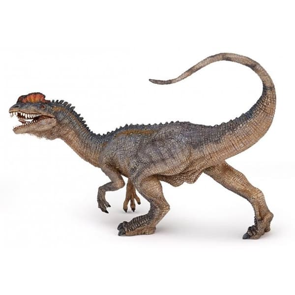Leksak - Papo - Dilophosaurus - Grå - Blandad - Papo Dinosaurs and Prehistory Collection
