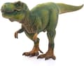 Miniatyrbild 4 av 4: Figur för T-Rex grön, Tyrannosaurus Rex med rörlig käke, dinosaurieleksak för barn, från 4 år, Schleich 14525 DINOSAURER
