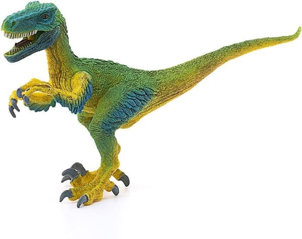 SCHLEICH Velociraptor Figur - Dinosaurier - För barn från 3 år - 70 cm - Brun