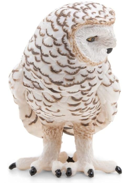 Snöugglefigur - PAPO - Vit - Blandat - Barn - Flerfärgad - Från 3 år