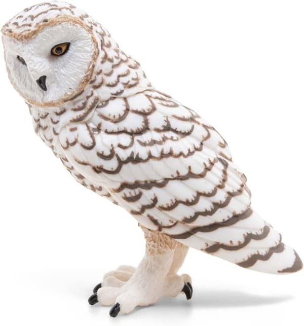 Snöugglefigur - PAPO - Vit - Blandat - Barn - Flerfärgad - Från 3 år