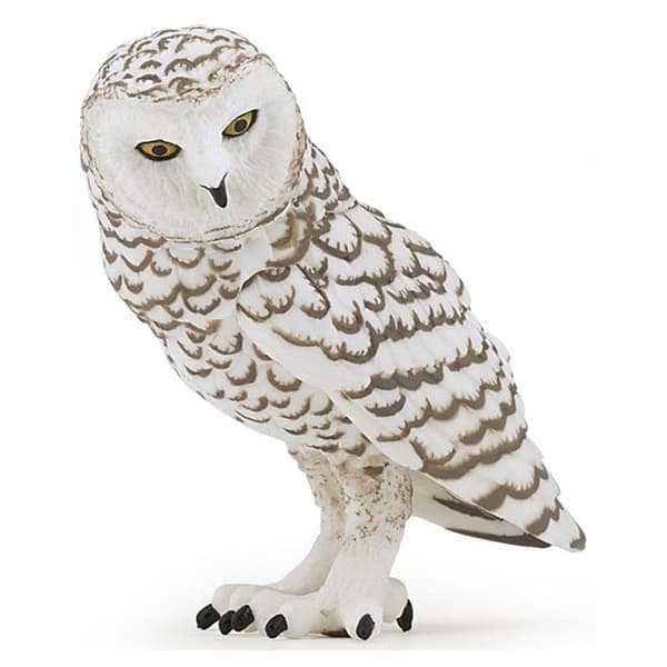 Snöugglefigur - PAPO - Vit - Blandat - Barn - Flerfärgad - Från 3 år