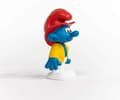 Miniatyrbild 3 av 4: Smurffigur - SCHLEICH - Brandmanssmurf - Vit - Unik färg - Interiör