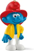 Miniatyrbild 2 av 4: Smurffigur - SCHLEICH - Brandmanssmurf - Vit - Unik färg - Interiör