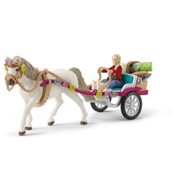 Vagn för ridshowen, schleich box set med 32 element ingår inklusive 1 schleich häst och 1 karaktär, box set