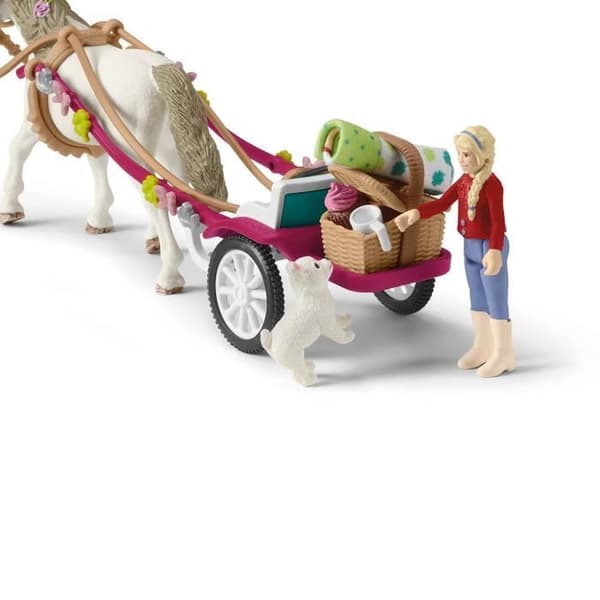 Vagn för ridshowen, schleich box set med 32 element ingår inklusive 1 schleich häst och 1 karaktär, box set