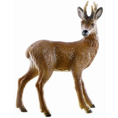 BULLYLAND rådjursfigur av hankön - handmålad - 7,5 x 8,5 cm