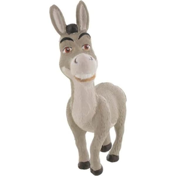 Miniatyrfigur - COMANSI - Shrek's Donkey - 8 cm - PVC fri - Handmålad