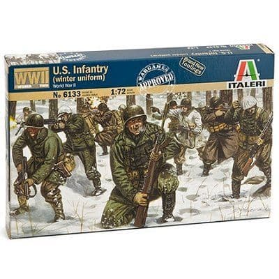 U.S.A. infanterifigurer i vinterdräkt - ITALERI - 36 stycken - Leksak