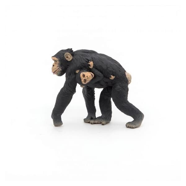 Schimpans och babyfigur - PAPO - LA VIE SAUVAGE - Interiör - Blandat