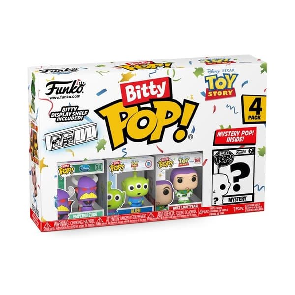 Figuriner Funko Bitty Pop - Disney - Toy Story Zurg - Förpackning med 4 - Flerfärgad - 2 års garanti