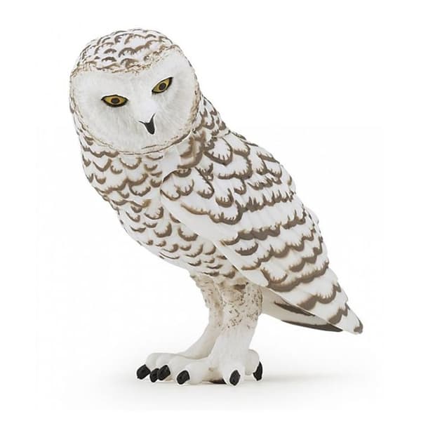 Snöugglefigur - PAPO - Vit - Blandat - Barn - Flerfärgad - Från 3 år