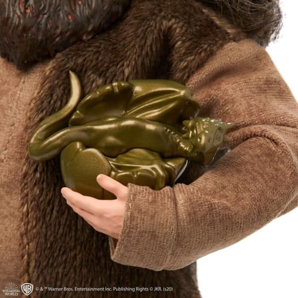 Rubeus Hagrid docka 30 cm - Harry Potter - Ledad figur med baby drake Norbert