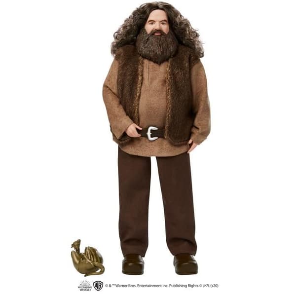 Rubeus Hagrid docka 30 cm - Harry Potter - Ledad figur med baby drake Norbert