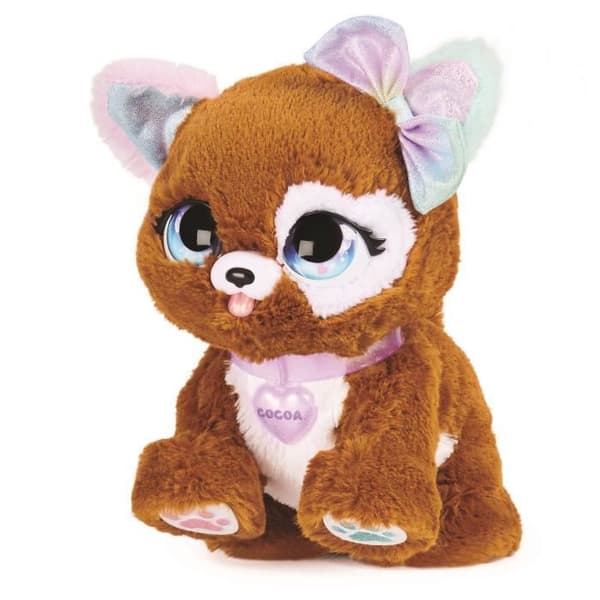 Interaktiv och sund hundplysch - Present Husdjur - Surprise Rainbow Glitter Pups - Slumpmässig modell