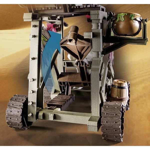 PLAYMOBIL Novelmore Sal'ahari Sands attacktorn med 3 skelett, 1 katapult och 1 maskingevärshjul