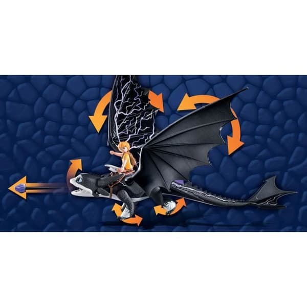 PLAYMOBIL - 71081 - Dragons Nine Realms: Thunder & Tom