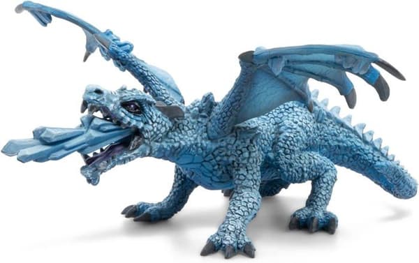 Ice Dragon Figurine - Papo - Unik Färg - Blå - 17,5x15,5x9 cm - För barn