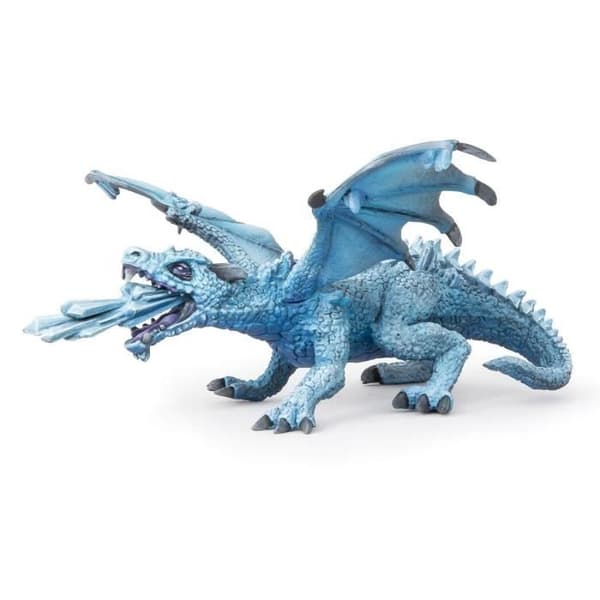 Ice Dragon Figurine - Papo - Unik Färg - Blå - 17,5x15,5x9 cm - För barn