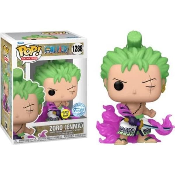Funko POP! One Piece Zoro Enma 1288 GLOW SPECIAL EDITION