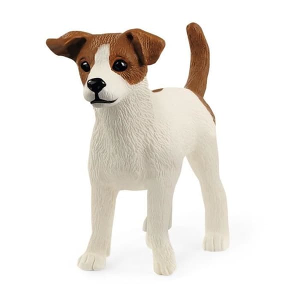 Leksaksfigur - SCHLEICH - Jack Russell Terrier - Brun - Vit - Farm World