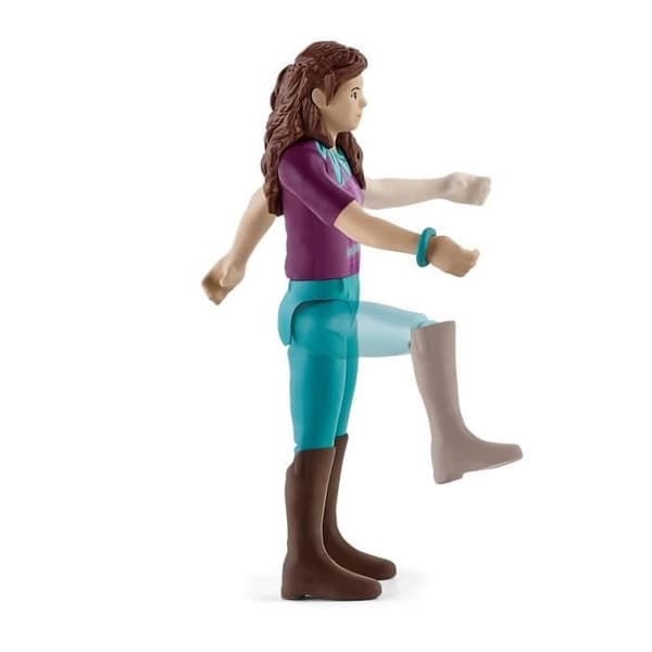Rider Lisa och Storm figurin, schleich box med 10 element ingår inklusive 1 Hannoveran schleich häst och dess ryttare,