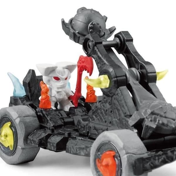 Katapult med Mini Varelse, Set med mycket hållbara fantastiska actionfigurer, Från 7 år, schleich 4618 ELDRADOR Mini Varelse